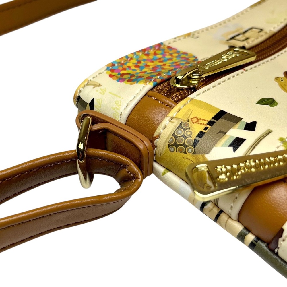 Loungefly Disney Pixar Up Crossbody Bag Carl Russell Dug Kevin Balloons Print - Picture 7 of 12